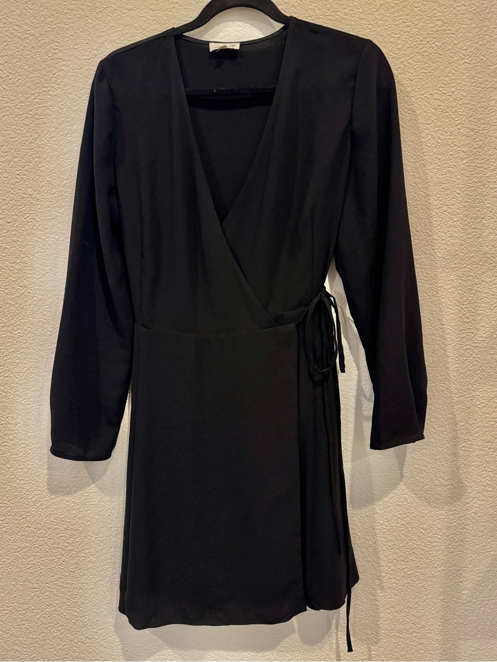 Wilfred mini long sleeve wrap dress